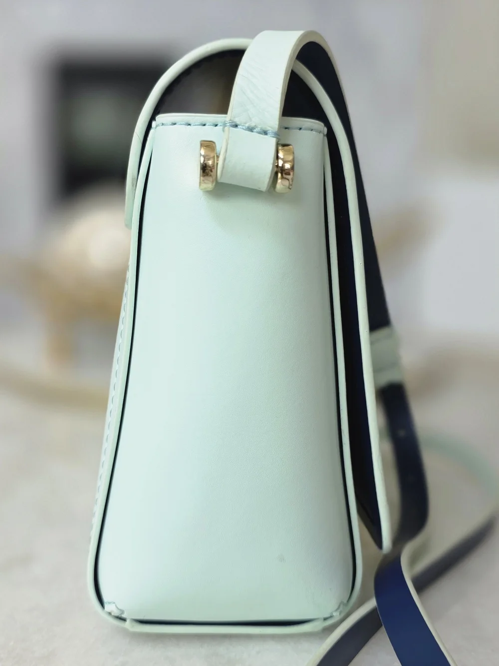 Kate Spade New York Putnam Drive Caressa Crossbody Bag Mint Blue Navy